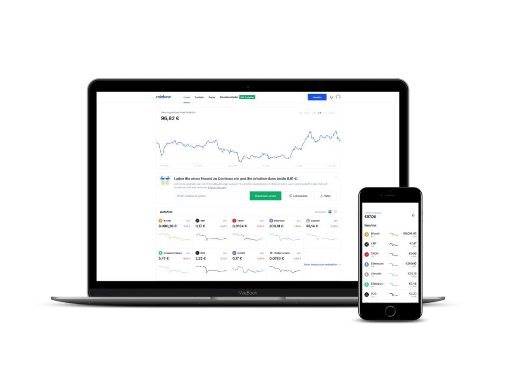 Coinbase - Buy and sell crypto currency - Moderst